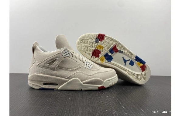 (W) Jordan DQ4909-100 DQ4909-100 Canvas 4 Retro Blank 0509
